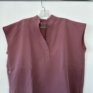 Figs Mineral Mauve Rafaela top